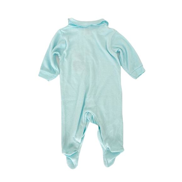 Vintage Cuddle Time Lot of 2 One Piece Long Sleeve Pajamas - Picture 2 of 7